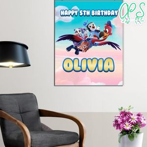 Tots Birthday Poster Digital File Printable Instant Download