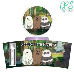 We Bare Bears Cotton Candy Label Template To Print At Home Instant Download