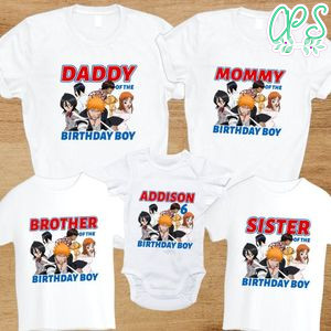 Bleach Family Birthday PNG file template