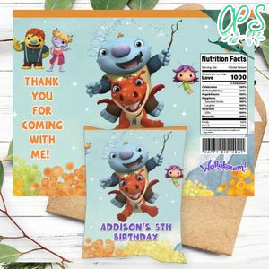 WallyKazam Birthday Party Chip Bag Digital File Printable Instant Download