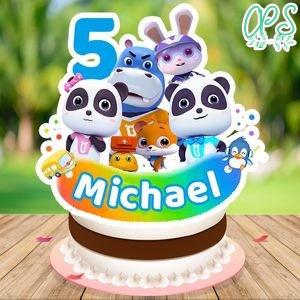 Babybus Cake Topper Template Printable Instant Download