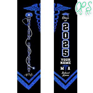 Class 2025 Graduation Stole Customer request PNG file template