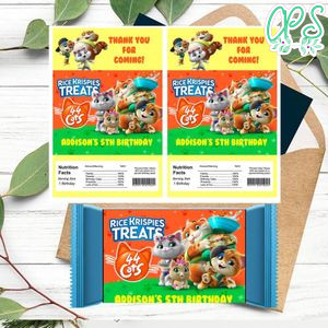 44 cats Rice Krispies Treats Template Printable Instant Download