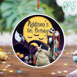 Nightmare Before Christmas Acrylic Ornament Birthday Gift