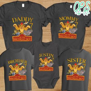 The lion guard Birthday Family Trip Vacation PNG file template