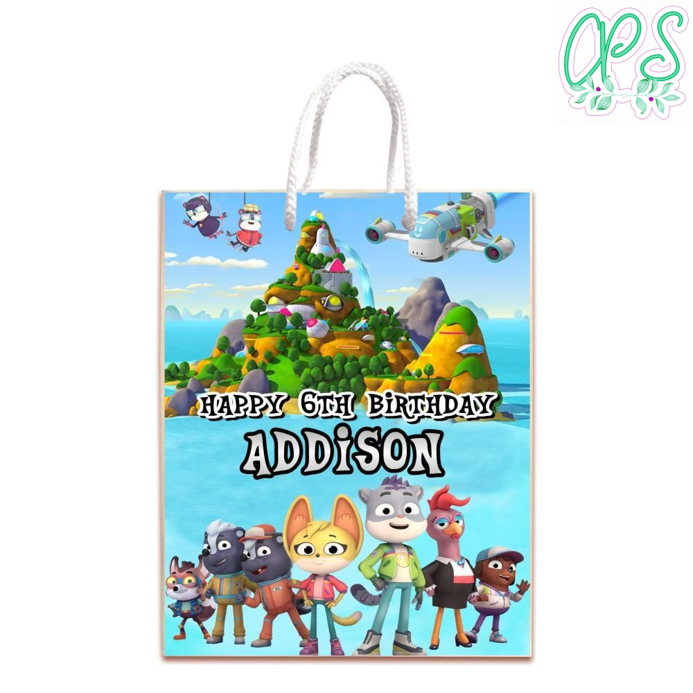 Creature Cases Gift Bag Label Template Printable Instant Download