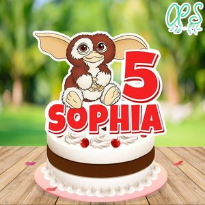 Gremlins Gizmo Cake Topper Template Printable Instant Download