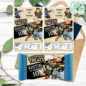 The legend of Korra Rice Krispies Treats Template Printable Instant Download
