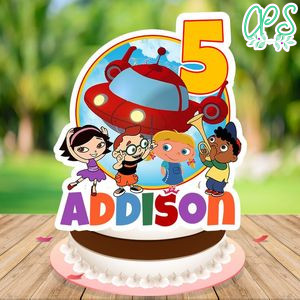 Little Einstein Cake Topper Template Printable Instant Download