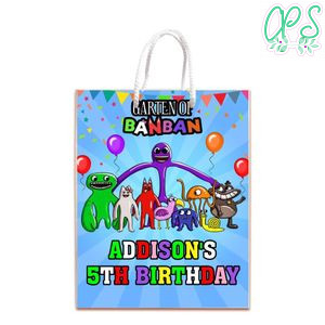 Garten Of Banban Gift Bag Label Template Printable Instant Download