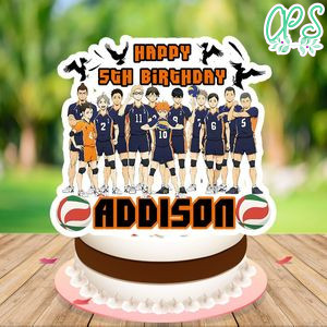 Haikyu Cake Topper Template Printable Instant Download
