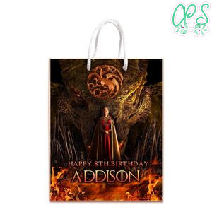 House Of The Dragon Gift Bag Label Template Printable Instant Download