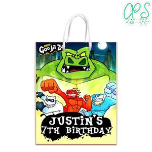 Goo Jit Zu Gift Bag Label Template Printable Instant Download