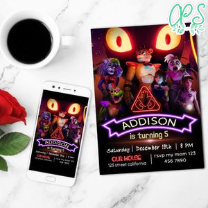 Security Breach Invitation Customizable Template to Print at Home Instant Download