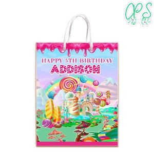 Candyland Gift Bag Label Template Printable Instant Download