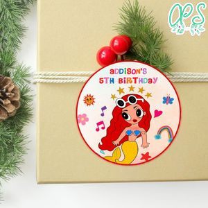 Manana Sera Bonito Circle Sticker Template Customizable To Print At Home Instant Download