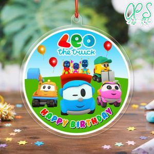 Leo The Truck Acrylic Ornament Birthday Gift