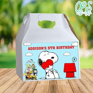 Snoopy Gable Box Digital File Printable Instant Download