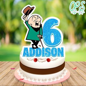 Mr magoo Cake Topper Template Printable Instant Download