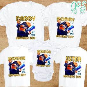 Despicable me 4 Family Birthday Party T-Shirt