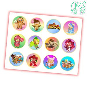 Cookie run kingdom Cupcake Toppers Template Printable Instant Download