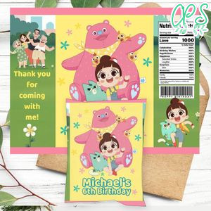 Luo Bao Bei Birthday Chip Bag Digital File Printable Instant Download