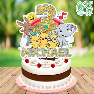 Canticos Birthday Cake Topper Template Printable Instant Download