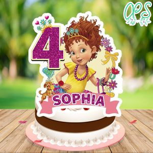 Fancy Nancy Cake Topper Template Printable Instant Download