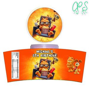 Garfield Cotton Candy Label Template To Print At Home Instant Download