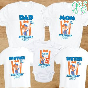 Blippi Family Birthday Vacation T-Shirt