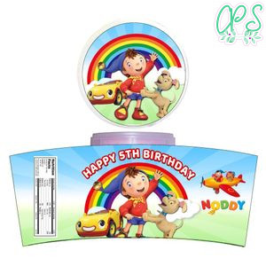 Noddy Cotton Candy Label Template To Print At Home Instant Download