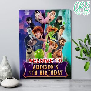 Hotel Transylvania 4 Birthday Welcome Sign Digital File Printable Instant Download