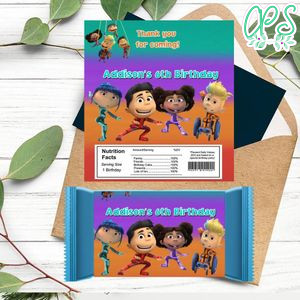 Team zenko go Candy bar Label Customizable Template Instant Download