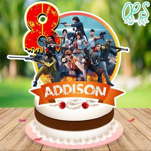 Free fire Cake Topper Template Printable Instant Download