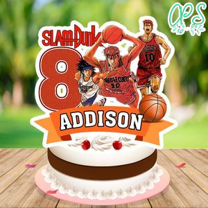Slam dunk Cake Topper Template Printable Instant Download