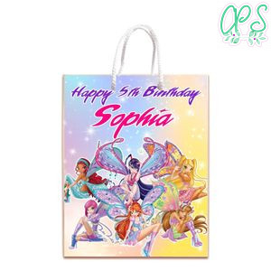 Winx Gift Bag Label Template Printable Instant Download