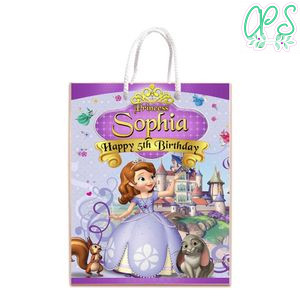 Princess Sofia Gift Bag Label Template Printable Instant Download