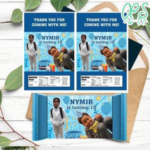 Birthday Boy Rice Krispies Treats Printable Instant Download