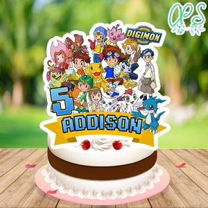 Digimon Cake Topper Template Printable Instant Download