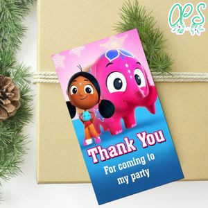 Deepa & Anoop Thank You Tag Customizable Template To Print At Home Instant Download