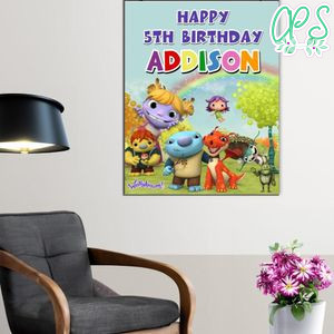 Wallykazam Birthday Poster Digital File Printable Instant Download