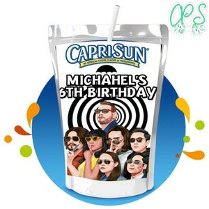 Umbrella Academy Capri Sun Birthday Labels Digital File Printable Instant Download
