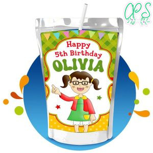 La Chilindrina Capri Sun Birthday Labels Digital File Printable Instant Download