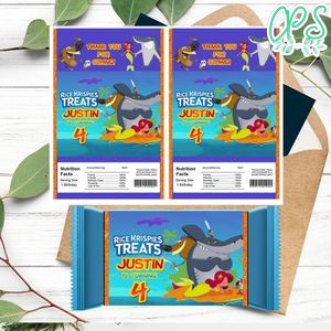 Zig & Sharko Rice Krispies Treats Template Printable Instant Download