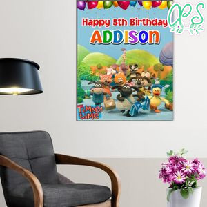 Timmy Time Birthday Poster Digital File Printable Instant Download