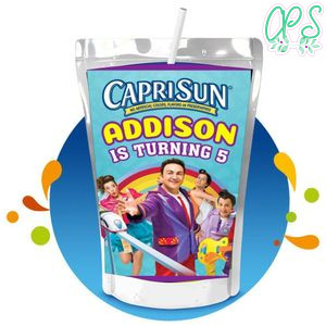 Junior express Capri Sun Birthday Labels Digital File Printable Instant Download