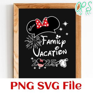 Disney Mickey Mouse Family vacation Customer request PNG file template