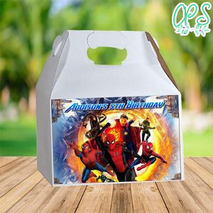 Spider-man No Way Home Gable Box Digital File Printable Instant Download