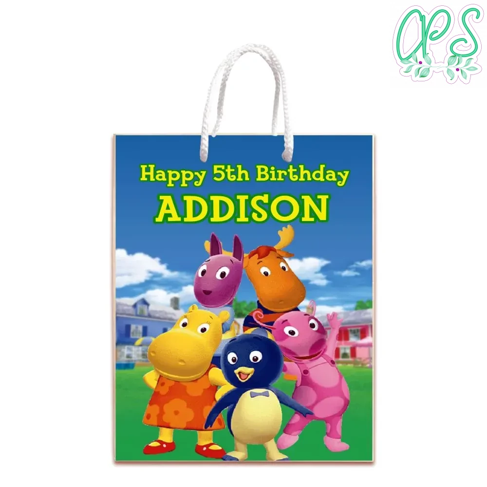 Backyardigans Gift Bag Label Template Printable DIY | CustomPartyShirts