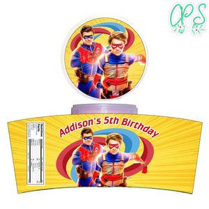 Henry Danger Cotton Candy Label Template To Print At Home Instant Download